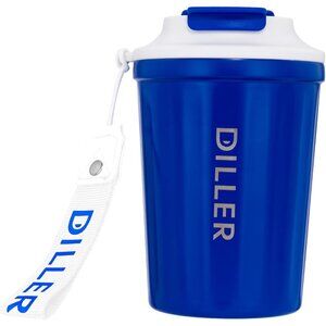 Insulated Water Bottle, 12 oz Vacuum Cup Coffee Mug w Lid Stainless Steel